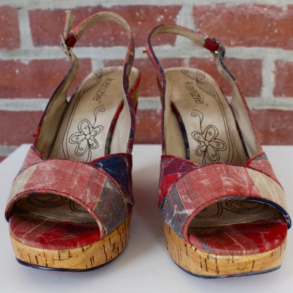 kenzie Wedge Open-Toe Sandal | Size 7 - Picture 6 of 8